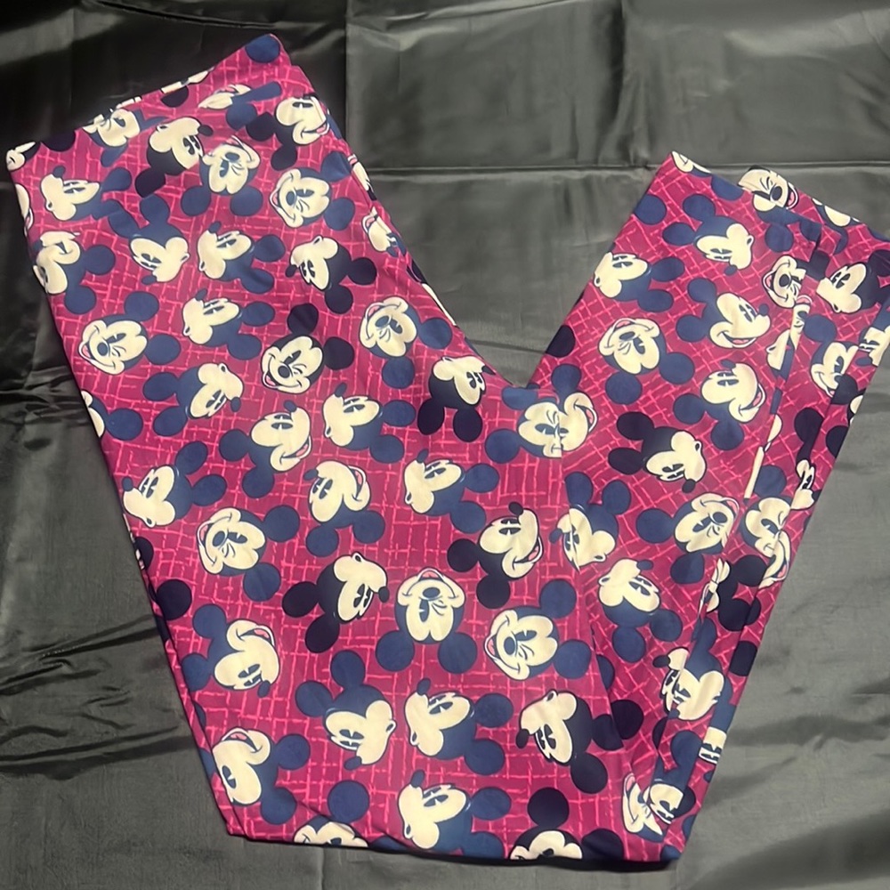 Disney Mickey Mouse Leggings Lularoe Tall & Curvy